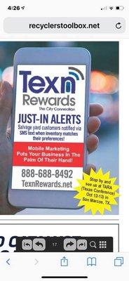 Texn Rewards offers text marketing professional services.