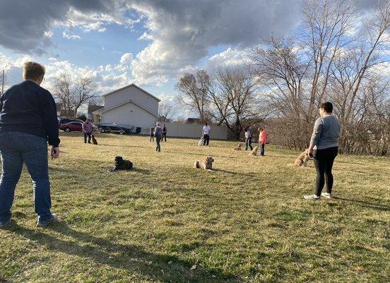 Outdoor group class