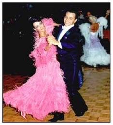 Lee and Peggy in their competition days! Together, they were Undefeated three-time United States American Style Ballroom Champions