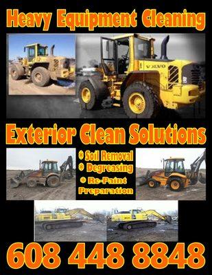 Heavy Equipment Cleaning
 Fleet Wash