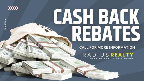 Cash Back Rebates on Qualified Home Purchases... call for more details