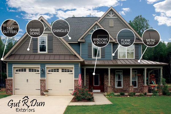 Gut R Dun Exteriors is a premier home exterior remodeling company proudly serving Dayton, Ohio and all surrounding communities.