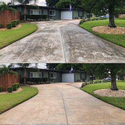 Driveway Before & After