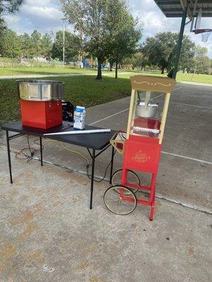 Popcorn and Cotton Candy Rental