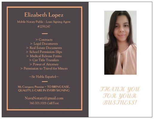 Elizabeth's Mobile Notary Services