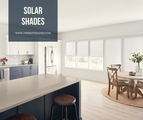 Graber solar shades.