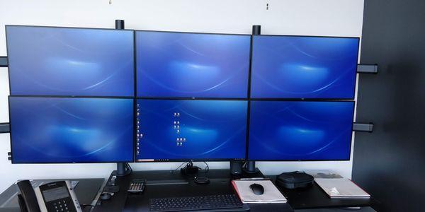 Computer Multi Display Setup