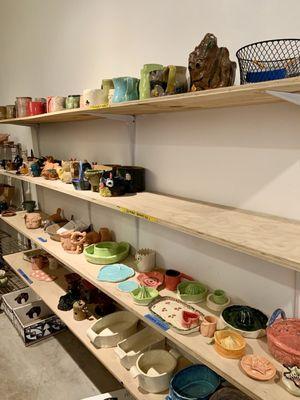 Pottery Shelves