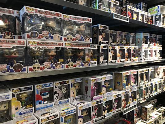 An excellent Pop! Funko section.