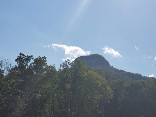 view of Mt. Pilot resting on the hammock