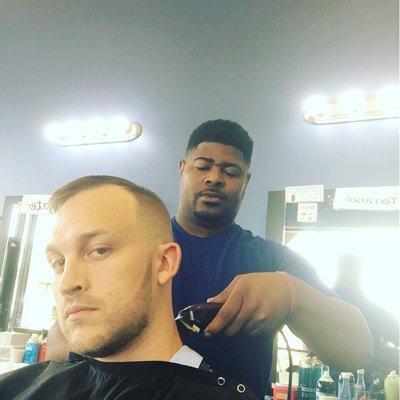 T crushed the fade!