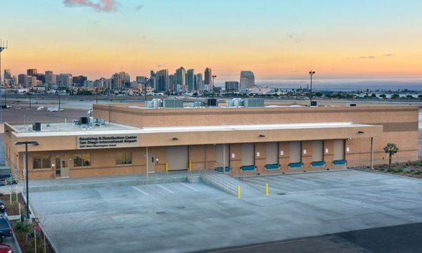 Central Receiving & Distribution Center.  San Diego International Airport