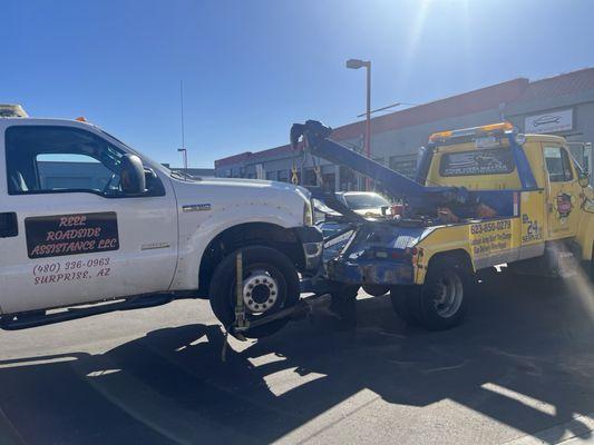 Reel Towing's needed a tow to a shop so we helped him out with a tow EVS #1 Hooker