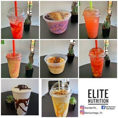 Check our variety of healthy smoothies, drinks and more!