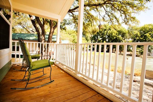 relax n Roll on your own private porch with a view!