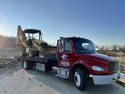 Helping moving construction equipment