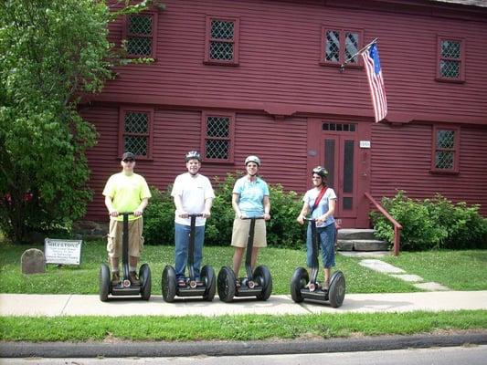 Historical Segway Tours in Guilford and Mystic.