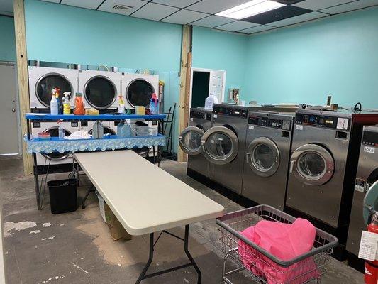 In house laundry facility. Comforters and Wash and Fold