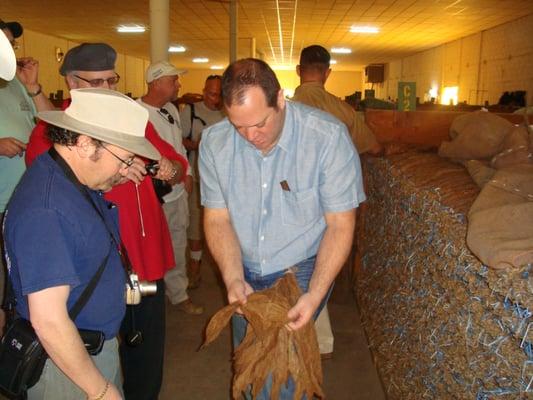 Christopher Mey of the Rocky Patel Cigar Factory Tour.