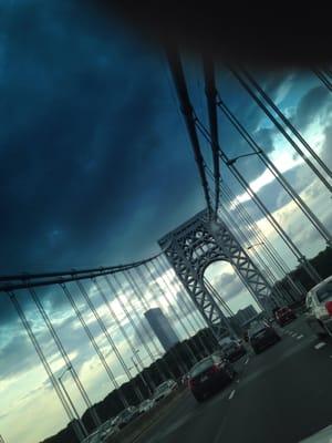 On our way to Staten Island for our next jewelry shoot.