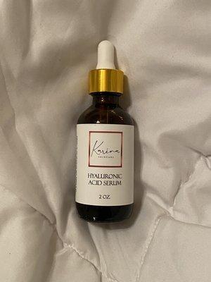 Cute bottle of Hyaluronic Acid Serum