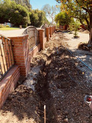 Conduit underground installation