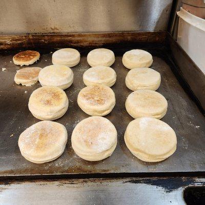 House made English Muffins!