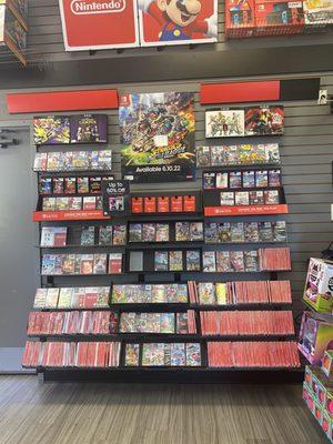 Switch games selection