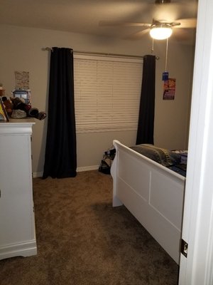 Clean bedroom