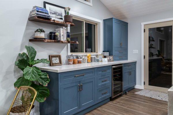 Cabinetry: Showplace Inset by Creative Kitchen Spaces  
 Kitchen Remodel: Blue Sky Custom Construction