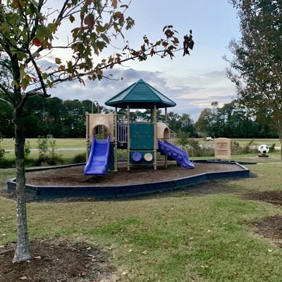 Playground for the kiddos. Located near concession stand.