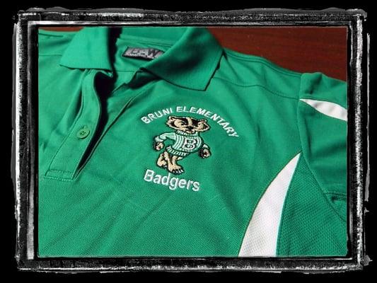 Bruni Elementary School Staff Polo shirts