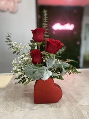 Heart bud vase!