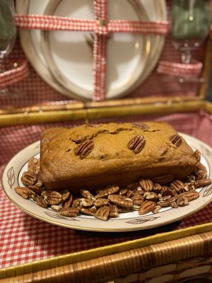 Pumpkin Pecan Spice Bread 
Mom's Pantry