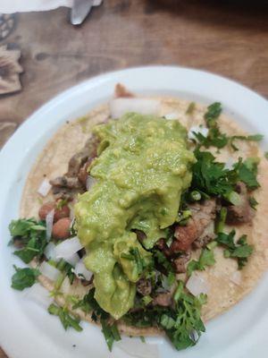 Carne asada Tijuana taco