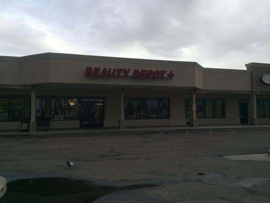 The store front for  Beauty Depot