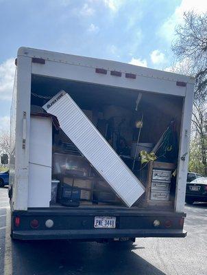 Another happy customer! Loaded up in the beautiful spring weather to start a fresh adventure in their new home!