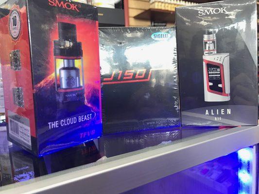 A small selection of our wide variety of vapes.