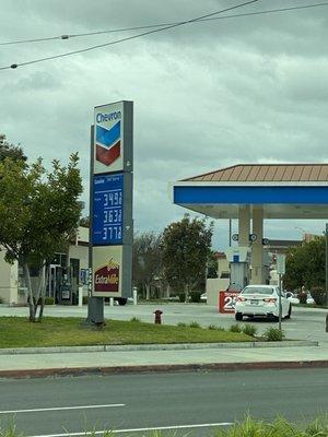 Lowest oil prices in a decade and still had highest gas prices in all of LA county and Orange County   Terrible....