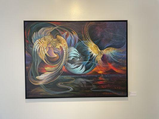 Star piece of the current show. "Night Flight"