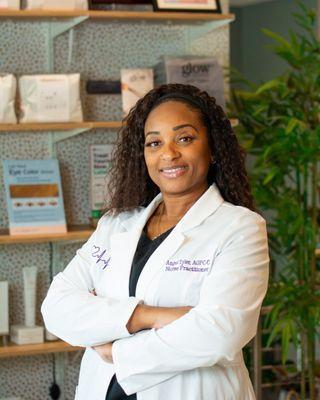 Meet Angel Tyler, AGPC, owner, and licensed medical provider located at Balance Skin + Wellness Advanced Aesthetics.