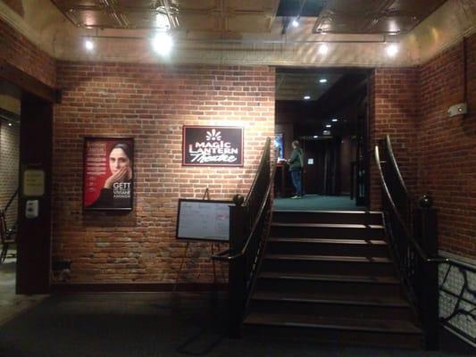 Inside. Shares an entrance with Saranac public house