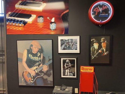 Lots of cool memorabilia, a must see for any true music lover.