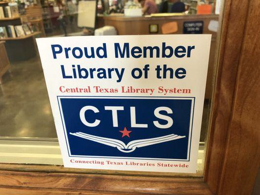 Member of the Central Texas Library System