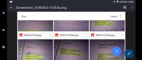 He was never involved in my case because his partner was using his bar number when false representing as petition.