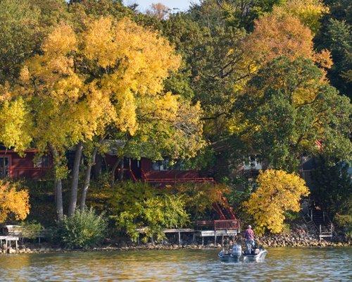 Fall colors make fishing trips even more enjoyable in Okoboji!