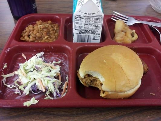 Lunch program, $3.50/ day.  Kinda like high school cafeteria food.  The company is good and the stories you hear are great!