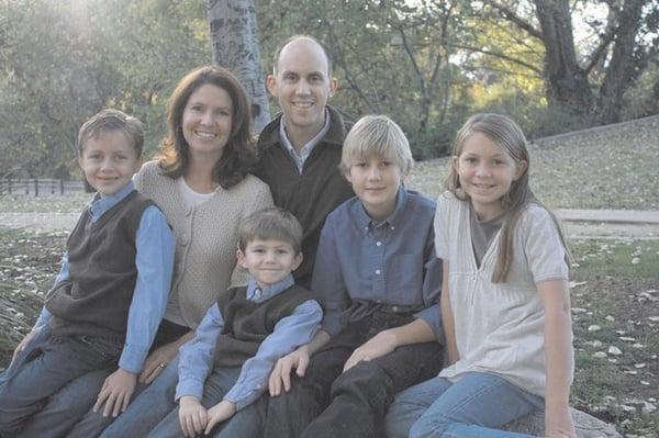 Dr. Snyder and family