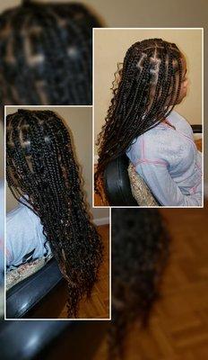 Bohemian Knotless Braids