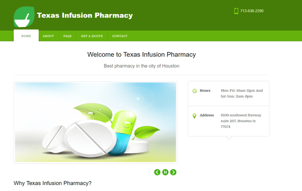 Local Pharmacy Website. http://txipharmacy.com/